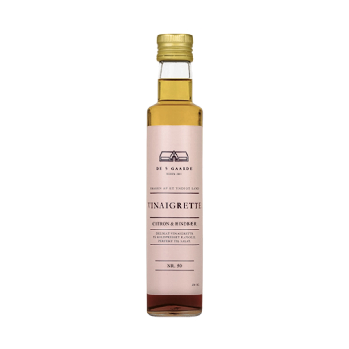 Vinaigrette sítróna og hindber